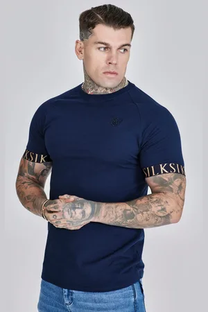 SikSilk Camiseta técnica azul marino para hombre S