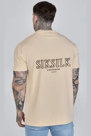 SikSilk Camiseta gráfica crudo para hombre L