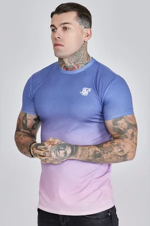 SikSilk Camiseta Fade Morado Rosa Masculino XS