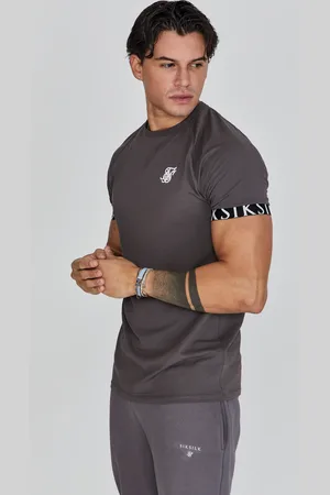 SikSilk Camiseta técnica gris para hombre S