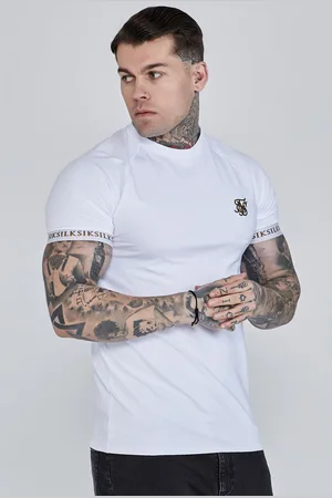 SikSilk Camiseta técnica blanca para hombre M