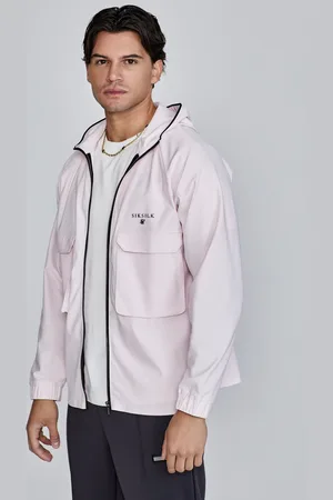 SikSilk Chaqueta ligera rosa para hombre XS