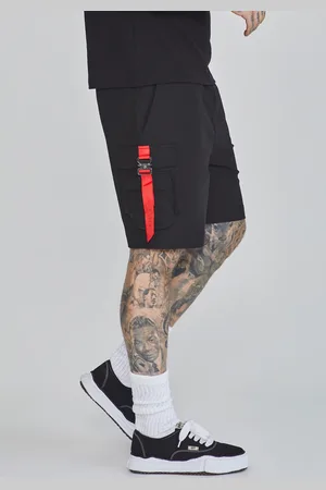 SikSilk Shorts cargo de vuelo azul marino para hombre S