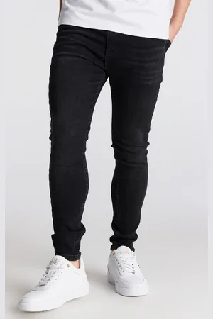 SikSilk Vaquero ajustado negro para niños 13-14 YRS