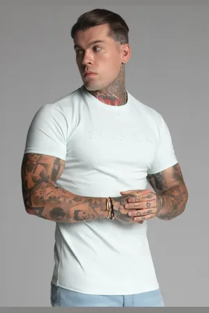 SikSilk Camiseta Muscle Fit Verde Masculino XS