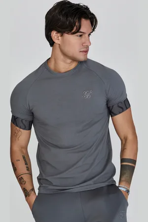 SikSilk Camiseta técnica gris para hombre S