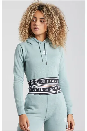 SikSilk LOGOTO CANTBED PLACE TOP - SAGE XS