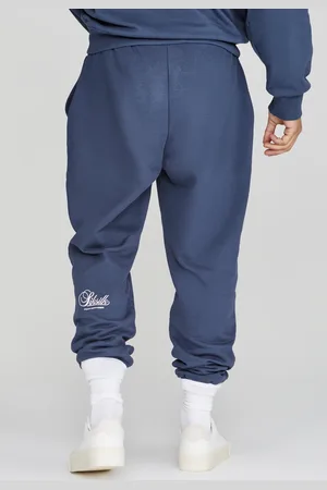 SikSilk Joggers gráficos azul marino para hombre S