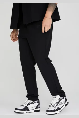 SikSilk Pantalón cargo negro para hombre L