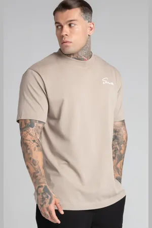 SikSilk Camiseta con guión para hombre M