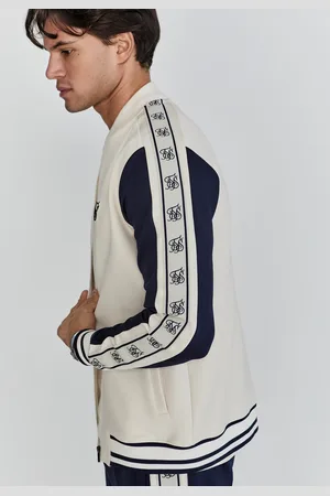 SikSilk Chaqueta bomber crudo para hombre XXL