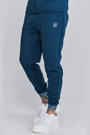 SikSilk Joggers azules para hombre L