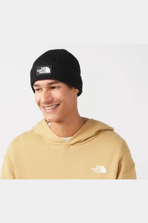 The North Face Logo Box Cuffed Beanie Hat