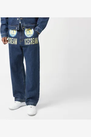 ICECREAM Cowboy Print Denim Jeans