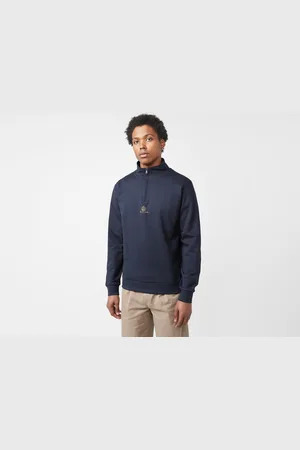 Aquascutum Small Logo 1/4 Zip Sweatshirt