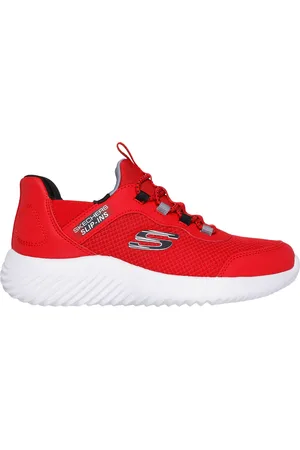 Skechers Niño Slip-ins: Bounder - Brisk-Burst en /Negro, talla 27