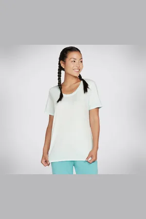 Skechers Diamond Wash Hatha Scoop Neck Tunic camiseta en , talla Pequeña