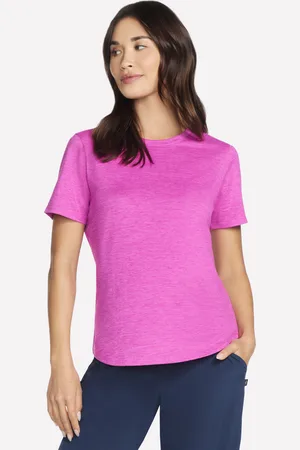 Skechers GO DRI SWIFT camiseta en /Lavanda, talla XS