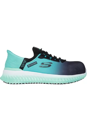 Skechers Slip-ins Work: Tilido - Ombray en /Verdeazulado, talla 36