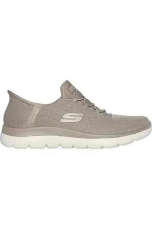 Skechers Slip-ins: Summits - Classy Night en /Oro, talla 35, Vegan