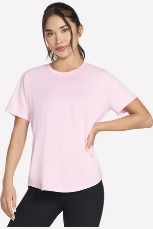 Skechers GO DRI SWIFT camiseta en /Rosa, talla XS