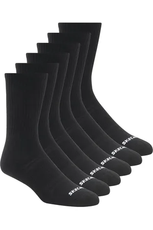 Skechers 6 Pack Grande Core Crew medias o calcetines? en , talla Grande