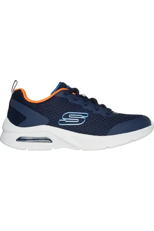 Skechers Niño Microspec Max - Kaptix en /Naranja, talla 27