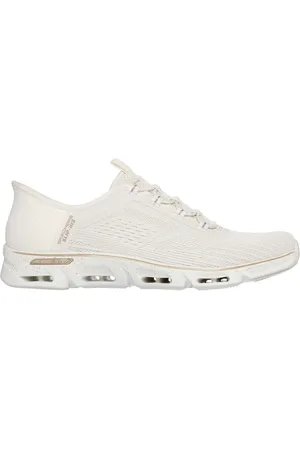 Skechers Slip-ins: Glide-Step Gratify - Pace en /Oro, talla 35, Vegan