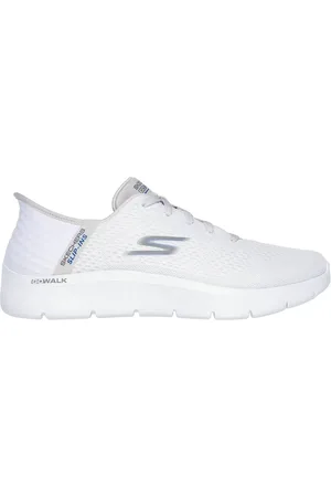 Skechers Slip-ins: GO WALK Flex - New World en /Gris, talla 39.5, Vegan