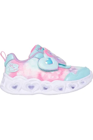 Skechers Heart Lights - Lovin Reflection en /Lavanda, talla 21