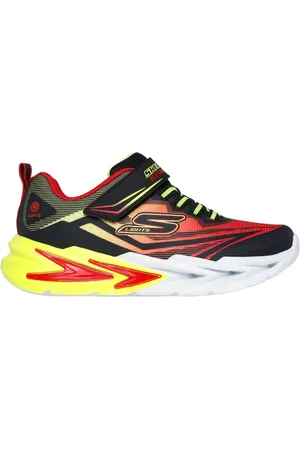 Skechers Niño S Lights: Flex-Glow Ultra en /Rojo, talla 27