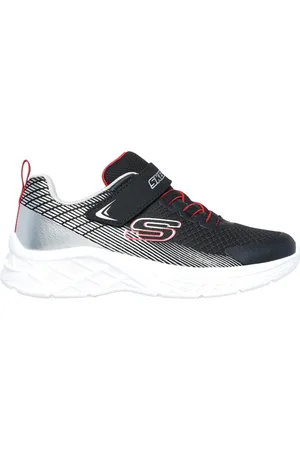 Skechers Niño Microspec II - Zovrix en /Rojo, talla 27