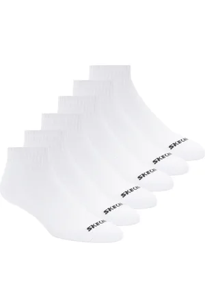Skechers 6 Pack Core Quarter Media medias o calcetines? en , talla Media
