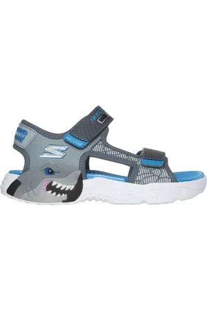 Skechers Niño S-Lights: Creature-Splash en /Azul, talla 27.5