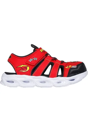 Skechers Niño S-Lights: Thermo-Flash - Hydro-Flare en /Negro, talla 27.5