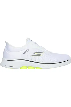 Skechers Slip-ins: GO WALK 7 - Valin en /Negro/Lavanda, talla 39.5, Vegan
