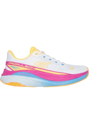 Skechers Max Cushioning Propulsion en /Naranja, talla 35.5, Vegan