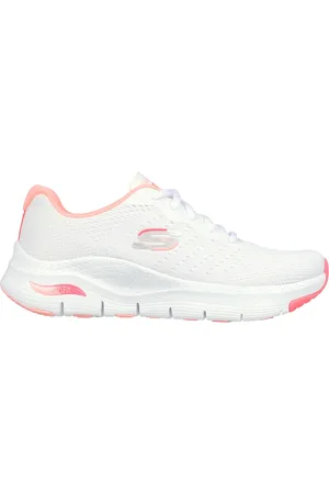 Skechers Arch Fit - Infinity Cool en /Rosa, talla 35, Vegan