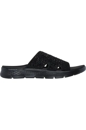 Skechers GO WALK Flex Sandal - Glitz en , talla 35, Vegan