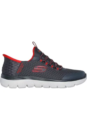 Skechers Niño Slip-ins: Summits - High Range en /Rojo, talla 27, Vegan