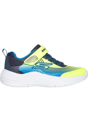 Skechers Niño Microspec Advance en /Azul, talla 27