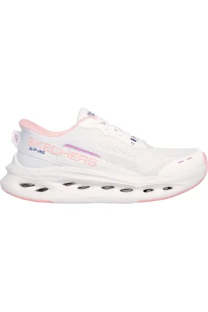 Skechers Slip-ins: Max Cushioning Glide-Step en /Rosa, talla 35, Vegan