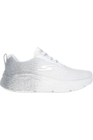 Skechers Max Cushioning Elite 2.0 - Alva en /Plata, talla 35.5, Vegan