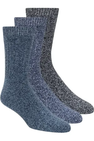 Skechers Super Soft Bota Crew medias o calcetines? - 3 Pack en /Gris, talla Grande