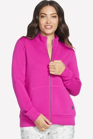 Skechers The Hoodless sudadera GO WALK Everywhere chaqueta en /Morado, talla 2XL