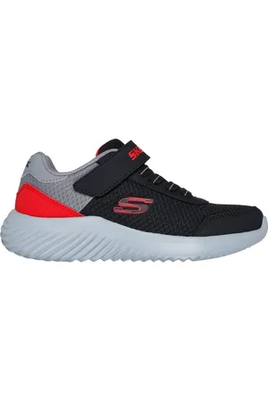 Skechers Niño Bounder - Trekzic en /Rojo, talla 27