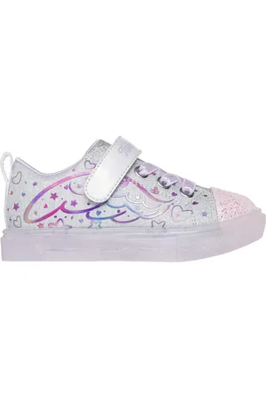 Skechers Twinkle Toes: Twinkle Sparks Ice - Heather Magic en /Lavanda, talla 21