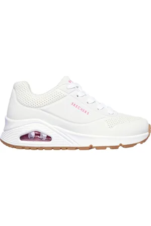 Skechers Niña Uno - Stand On Air en /Rosa Caliente, talla 27.5