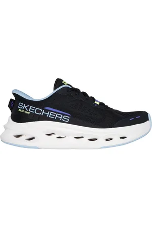Skechers Slip-ins: Max Cushioning Glide-Step en /Azul, talla 35.5, Vegan
