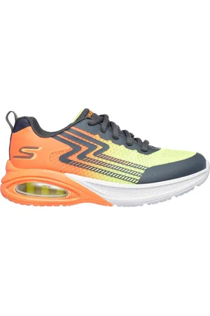 Skechers Niño Microspec Max Advance - Vadieno en /Naranja, talla 27